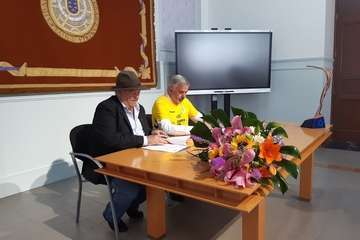 Recepción al Rocasa Gran Canaria por la ULPGC y firma de un convenio de colaboración/TA.
